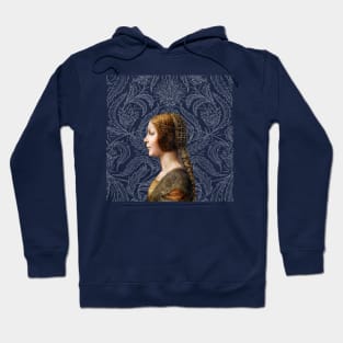 Leonardo da Vinci La Bella Principessa Hoodie